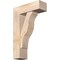 Ekena Millwork Funston Block Smooth Bracket w/ Offset Brace, Douglas Fir, 7 1/2"W x 22"D x 34"H BKT0806X22X34FST05SDF - alternate 1
